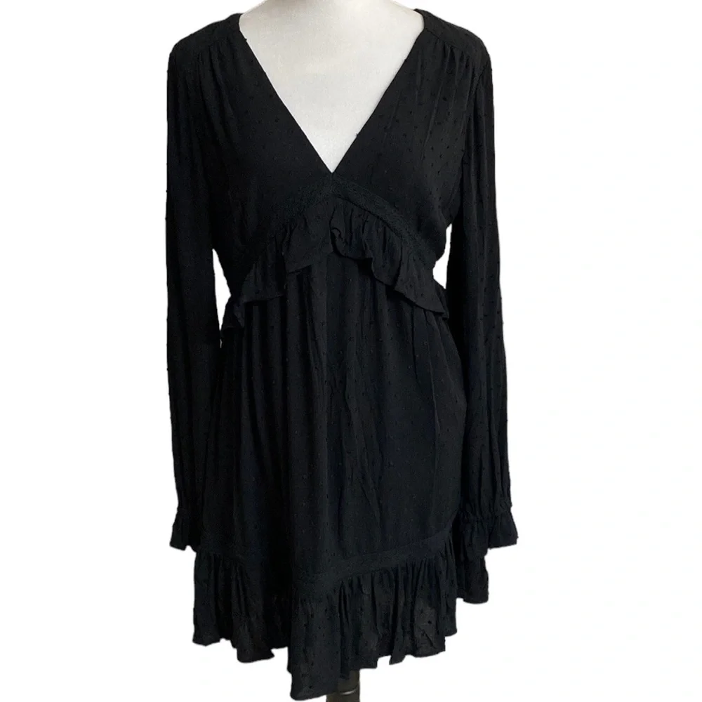 PAIGE Odelise Black Dot Dress NWT - Picture 1 of 11